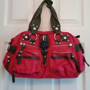 George, Gina & Lucy Double B hot pink handbag